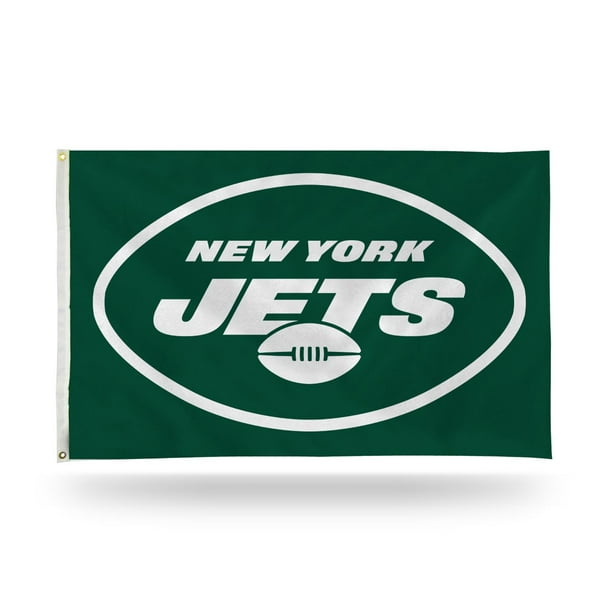 XIFAN Polyester Flag for New York Jets Team Brass Grommets Football Sports Banner 3 X 5 FT XIFAN Polyester Flag for New York Jets Team Brass Grommets Football Sports Banner 3 X 5 FT